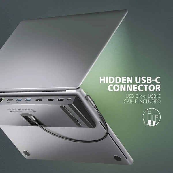 AXAGON HMC-4KX3 6v1 USB-C húb - Dokovacie stanice - Obrázok C4W3000L01