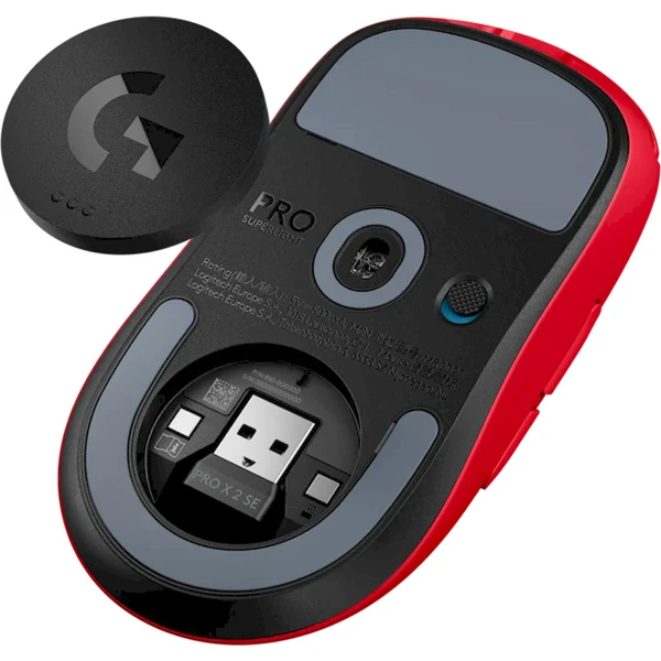 Logitech G PRO X Superlight 2 SE herná myš červená - Myši - Obrázok C4XH000K01