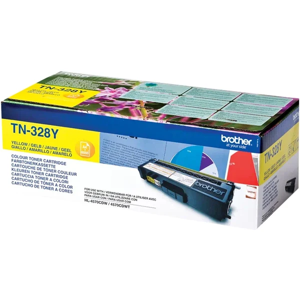 Brother TN328Y tonerová kazeta žltá - Tonery - Obrázok C5AE000L01
