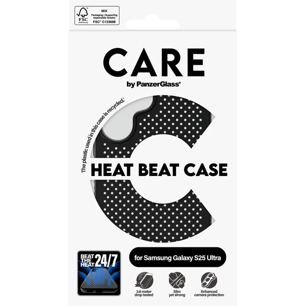 PanzerGlass® CARE kryt Samsung Galaxy S25 Ultra Heat Beat - Puzdra - Obrázok C5FC000J01