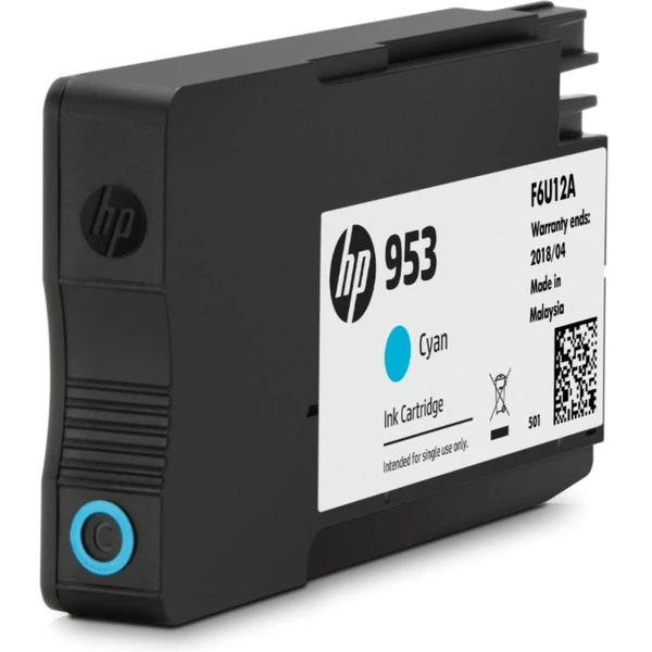 HP F6U12AE č. 953 Azúrová originálna - Cartridge - Hlavný obrázok