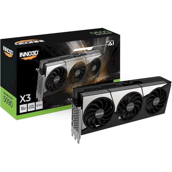INNO3D NVIDIA GEFORCE RTX 5090 X3 32GB GDDR7 - Grafické karty - Obrázok C5KF000O01