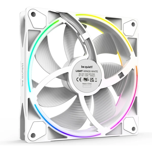 Be quiet! Light Wings White 140 mm ventilátor 3ks - Ventilátory pre PC - Obrázok C5MA000601
