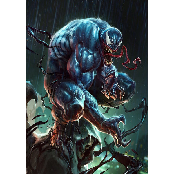 Art Print Sideshow Marvel - Venom 46 x 61 cm (bez rámu)