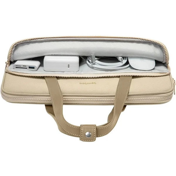 tomtoc Shoulder Bag 14" a 13" MacBook Pro / Air khaki - Tašky - Obrázok C5W0000601