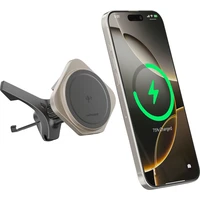 CubeNest SQ1C1 Qi2 (MagSafe) držiak do auta s nabíjaním titánový - Držiaky