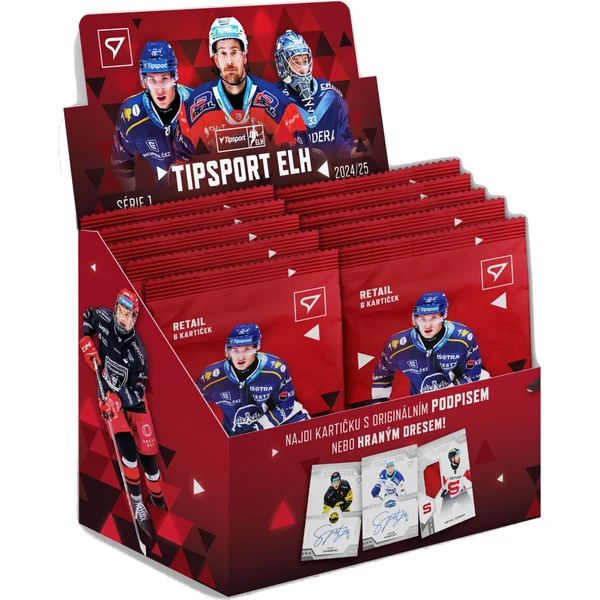 Hokejové karty SportZoo Retail balíček Tipsport ELH 2024/2025 – 1. séria - Hokejové karty - Obrázok C6OB000N01