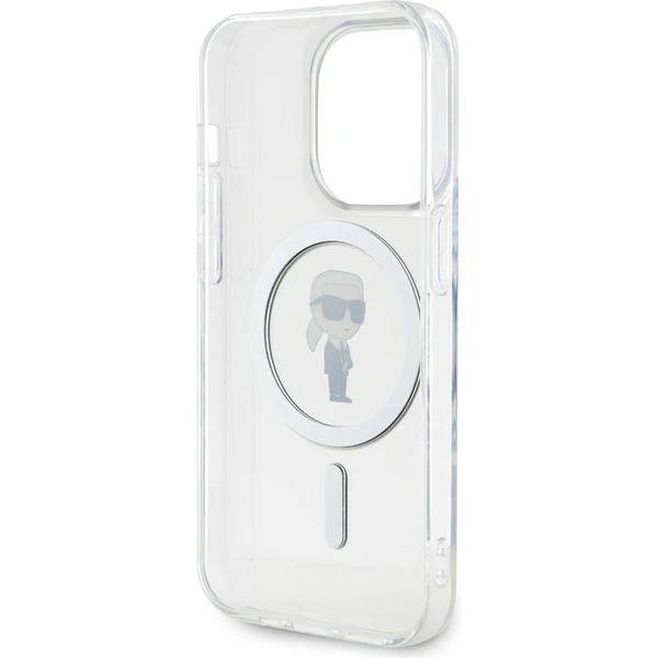Karl Lagerfeld IML Ikonik MagSafe Kryt iPhone 15 Pro číry - Puzdra - Obrázok C6X4000701