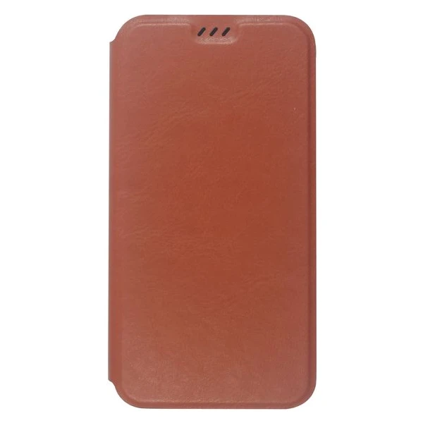 RhinoTech flipové púzdro Eco Case pre Apple iPhone 14 Pre hnedé - Puzdra - Hlavný obrázok