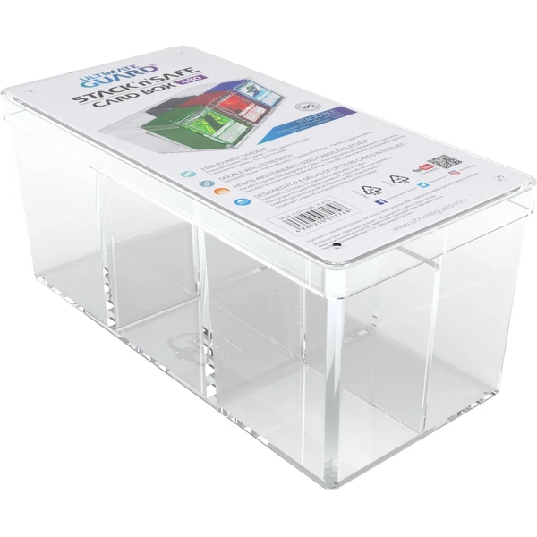 Ultimate Guard Stack'n'Safe 480 priehľadný box na karty - Boxy a škatuľky na karty - Obrázok C6YB000N01