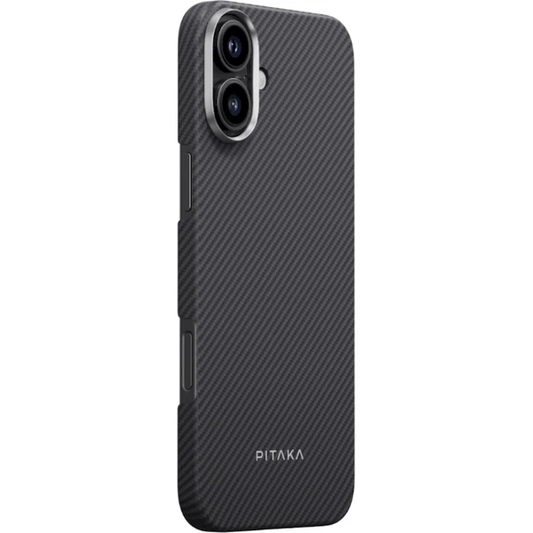 Pitaka MagEZ Case 5 MagSafe kryt iPhone 16 Black/Grey Twill - Puzdra - Hlavný obrázok