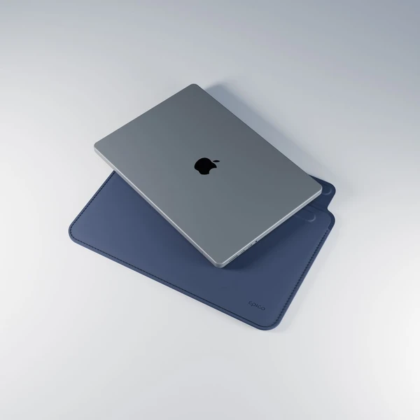 Epico kožené púzdro pre MacBook Air 15" tmavo modré - Puzdra - Obrázok C7F4000701