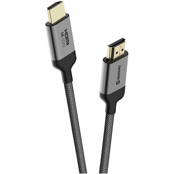 Swissten HDMI na HDMI kábel 4K 60Hz 3m
