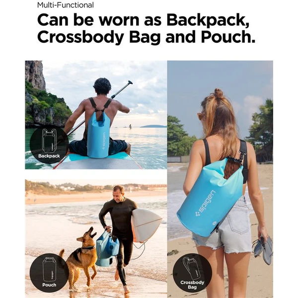 Spigen Aqua Shield WaterProof Dry Bag 20L + 2L A630 modrý - Puzdra - Obrázok C7N5000701