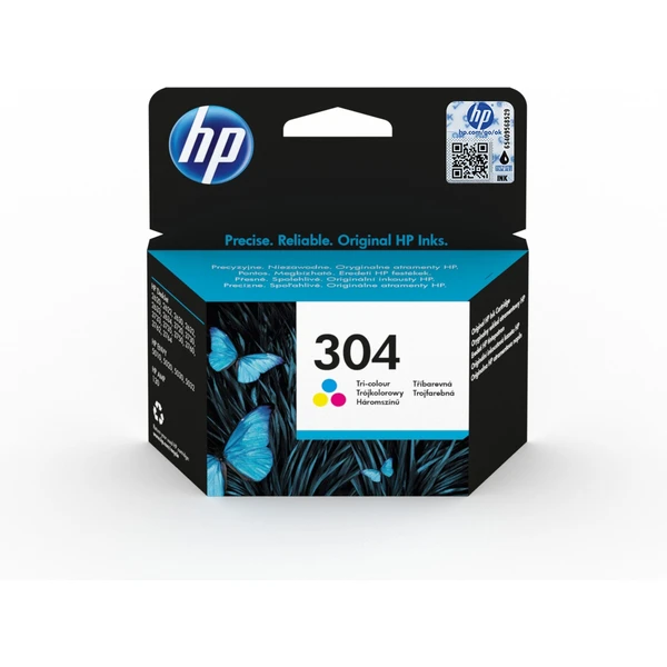HP N9K05AE č. 304 Viacfarebná originálna - Cartridge - Hlavný obrázok