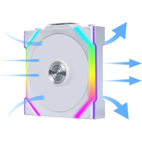 Lian Li UNI SL Wireless ARGB PWM 3x120mm biely - Ventilátory pre PC - Obrázok C7SC000J01