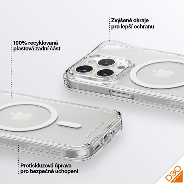 PanzerGlass HardCase MagSafe D30 Apple iPhone 15 Pro - Puzdra - Obrázok C7TS100501