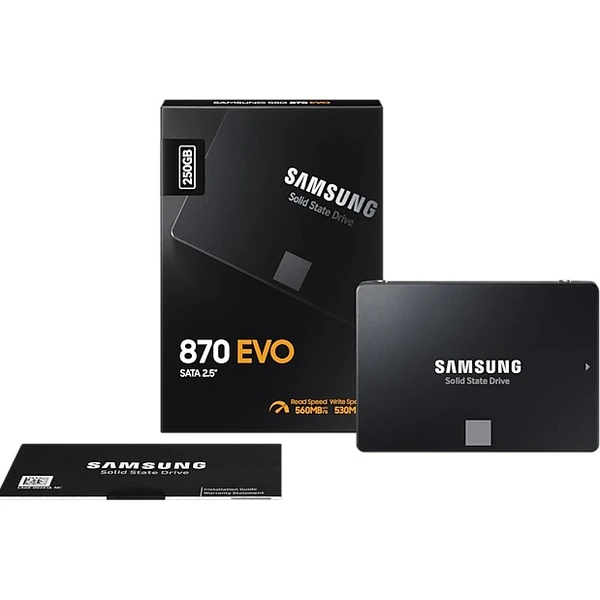 Samsung 870 EVO SSD 2,5" 250GB - SSD - Obrázok C8AM600301