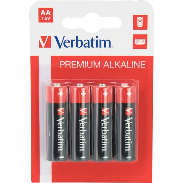 E-shop Verbatim alkalické batérie AA LR6 4x