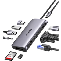 UGREEN USB-C multifunkčný adaptér - USB huby