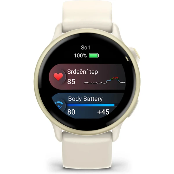 Garmin vívoactive 6 Lunar Gold s remienkom Bon - Inteligentné hodinky - Obrázok C8NE000J01