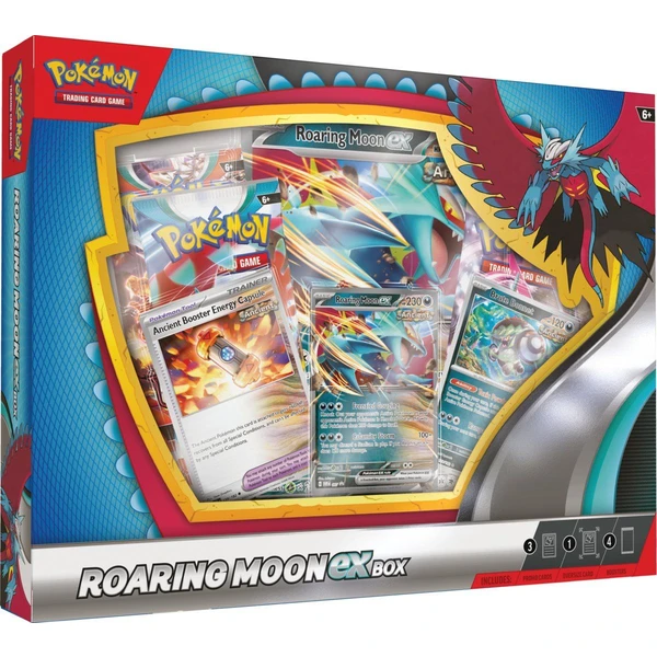 Pokémon TCG: Roaring Moon / Iron Valiant ex Box - Pokémon karty - Obrázok C8O8G00101
