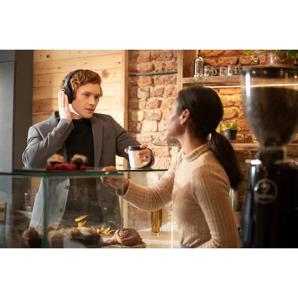 Sony WH-1000XM4 bezdrôtové slúchadlá strieborné - Slúchadlá - Obrázok C8W8400301