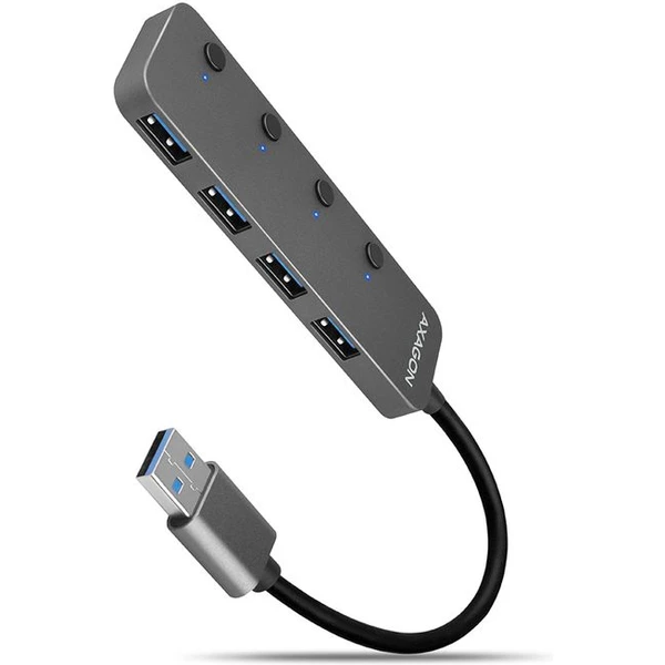 AXAGON SUPERSPEED USB-A SWITCH HUB - USB huby - Hlavný obrázok