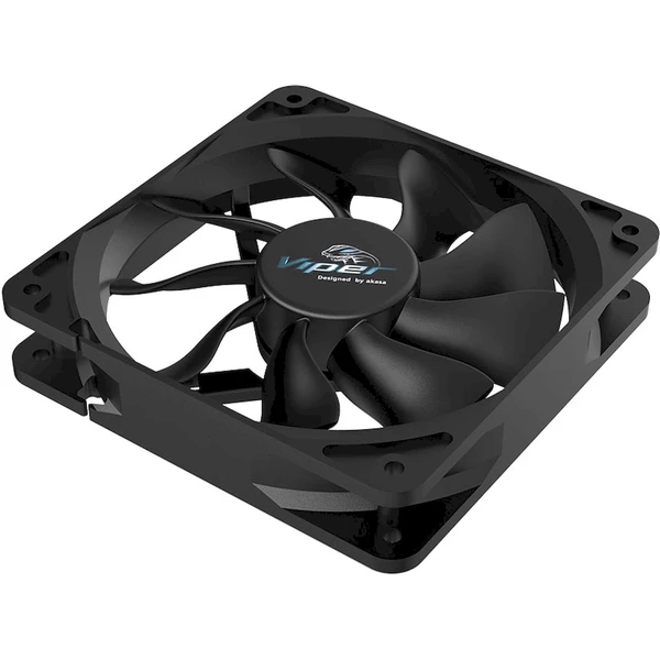 Akasa VIPER S-flow 120mm čierna - Ventilátory pre PC - Obrázok C9BJ000K01