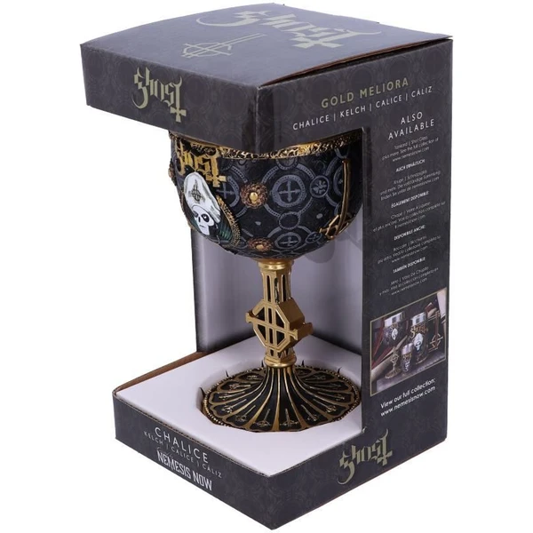 Kalich Nemesis Now Ghost - Gold Meliora 19 cm - Hrnčeky - Obrázok C9EE000K01