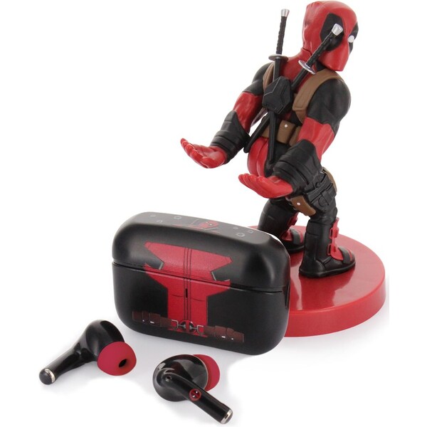 EXG Deadpool Pro Bundle - bezdrôtové slúchadlá + držiak