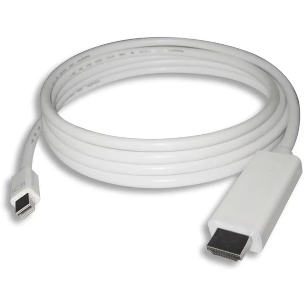 PremiumCord Mini DisplayPort/HDMI kábel 2m biely - Káble a redukcie - Hlavný obrázok