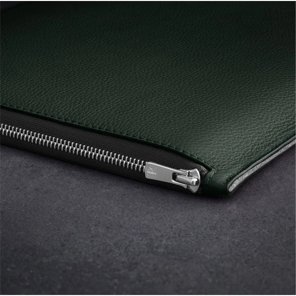 Woolnut kožené puzdro Folio na iPad Pro 11"/iPad Air 11" tmavozelené - Puzdra - Obrázok C9LR100501