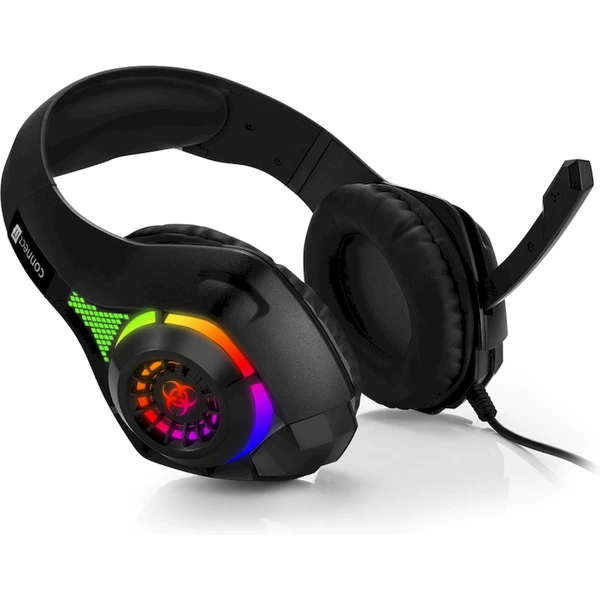 Connect IT Biohazard RGB herné drôtové slúchadlá čierna - Slúchadlá - Obrázok C9Q9000O01