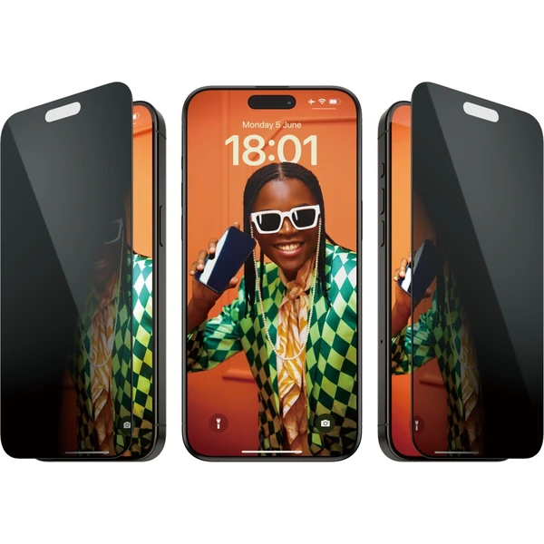 PanzerGlass Privacy ochranné sklo Apple iPhone 15 Pro Max - Ochranné fólie a sklo - Hlavný obrázok