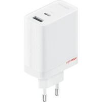 OnePlus SUPERVOOC 120W nabíjačka s USB-C a USB-A, PD, QC a PPS biela - Nabíjačky