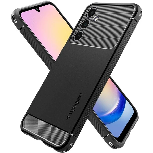 Spigen Rugged Armor kryt Samsung Galaxy A25 5G matne čierny - Puzdra - Obrázok C9V3000N01
