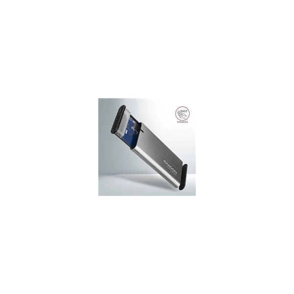 AXAGON externý box pre M.2 SATA SSD kovový USB-C 3.2 - Externé boxy - Obrázok CA60700301