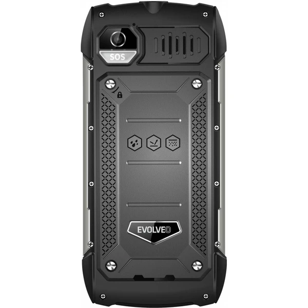 EVOLVEO StrongPhone H1 čierno-strieborný - Mobilné telefóny - Obrázok CAC6000N01