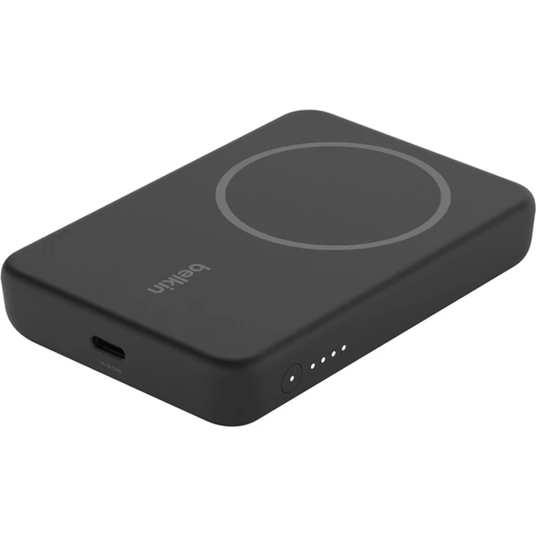 Belkin BoostCharge MagSafe powerbanka so stojanom (5000mAh) čierna - Powerbanky - Obrázok CAD0000L01