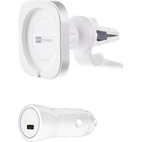 ER POWER držiak pre MagSafe nabíjačku do auta biela - Nabíjačky