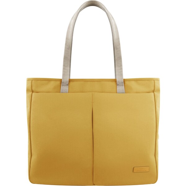 UNIQ HAVA RPET FABRIC TOTE BAG (UP TO 14") - CANARY YELLOW (CANARY YELLOW)