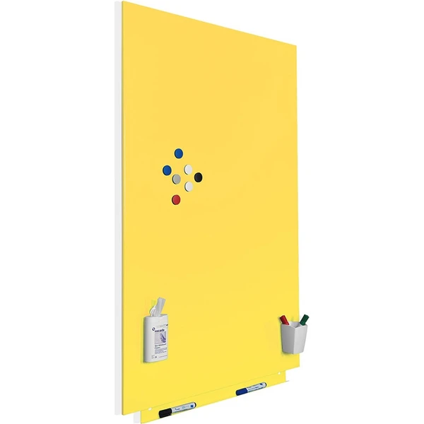 Rocada Skin Colour 6420R-1023 magnetická tabuľa žltá dopravná RAL 1023 - Magnetické tabule - Obrázok CBCN000K01