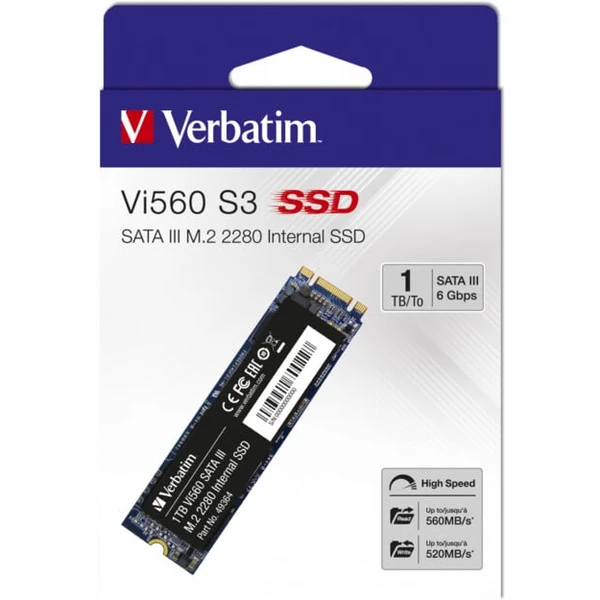 Verbatim Vi560 S3 SSD M.2 1TB - SSD - Obrázok CBKK100501