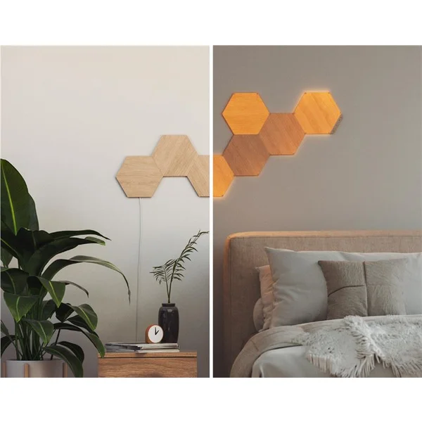 Nanoleaf Elements Hexagons Expansion 3 Pack - Inteligentné osvetlenie - Obrázok CBMJF00101