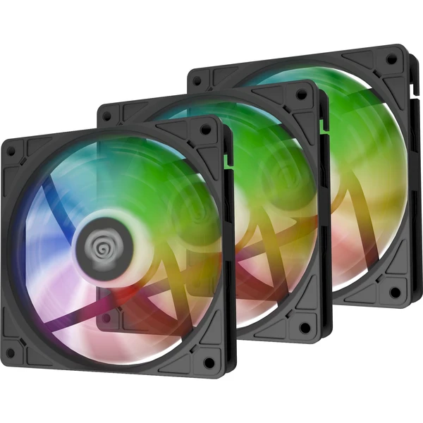 Genesis OXAL 120 ARGB čierny 3-PACK - Ventilátory pre PC - Obrázok CC4J000K01