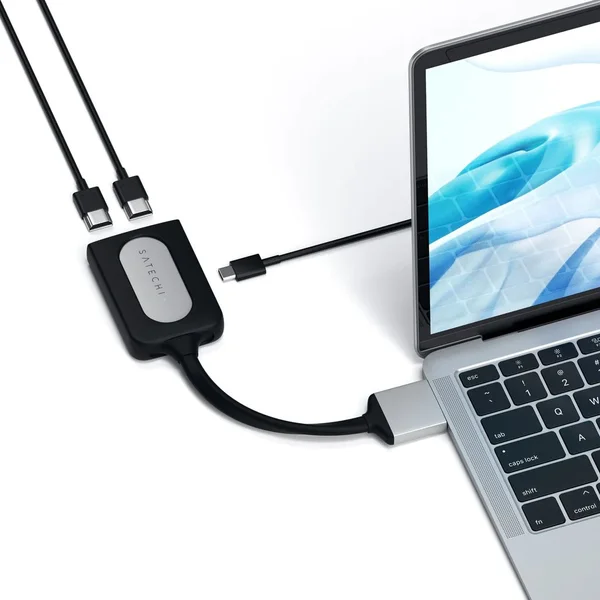 Satechi Dual HDMI Adapter strieborný - USB huby - Obrázok CCL2700301