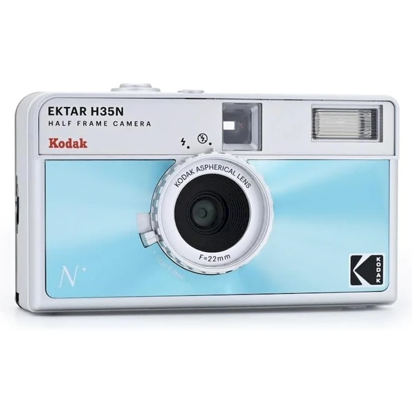 Kodak EKTAR H35N Glazed Analógový fotoaparát modrý - Fotoaparáty - Obrázok CCO0000L01