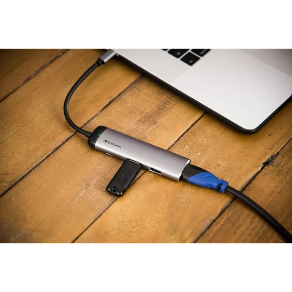 Verbatim USB-C Multiport HUB, - Dokovacie stanice - Obrázok CCOR000301