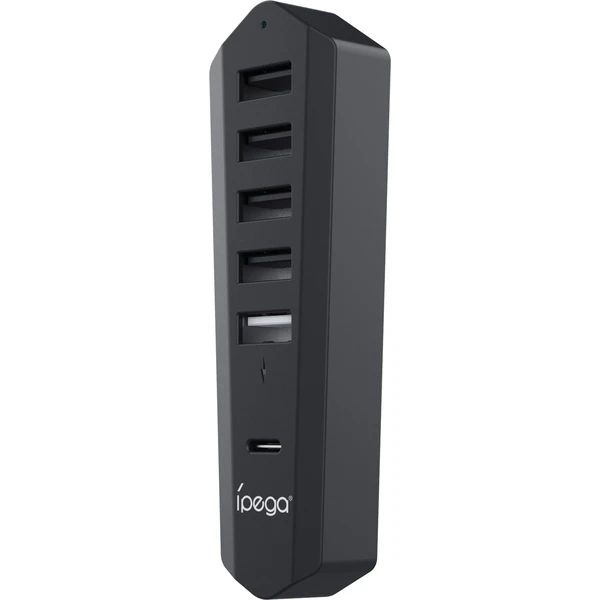 iPega P5S003 USB/USB-C HUB pre PS5 Slim/PS5 Pro čierny - USB huby - Obrázok CCX3000P01
